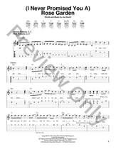 (I NEVER PROMISED YOU A) ROSE GARDEN Guitar and Fretted sheet music cover